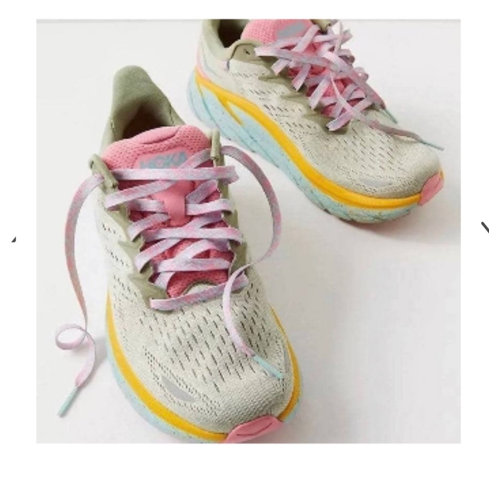 Free people x HOKA Clifton shoes